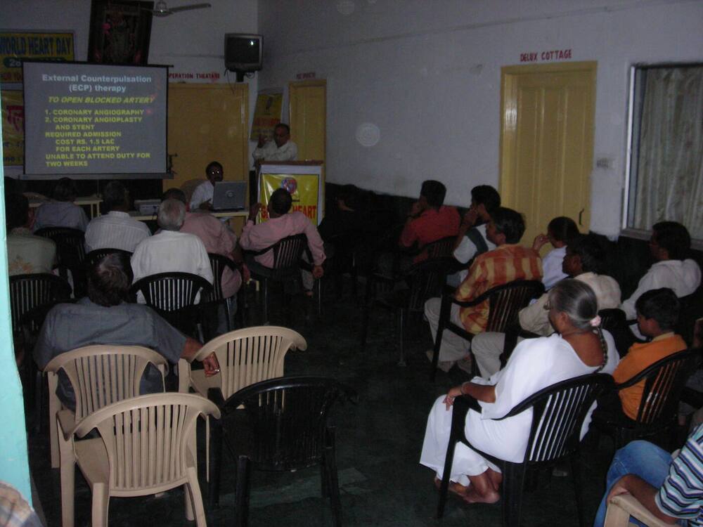 Global Heart Foundation World Heart Day 2008 - ECP Therapy Lecture - Chittorgarh